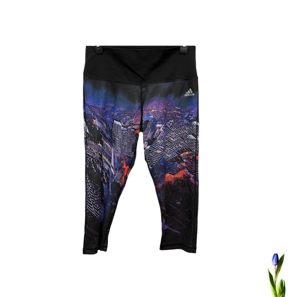 Adidas Mid City Print Leggings size M
